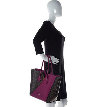 Louis Vuitton Calfskin Monogram Kimono Tote Grape 2 of 16