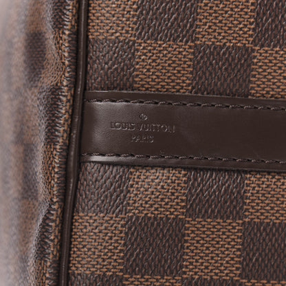 Louis Vuitton Damier Ebene Speedy Bandouliere 25 7 of 10