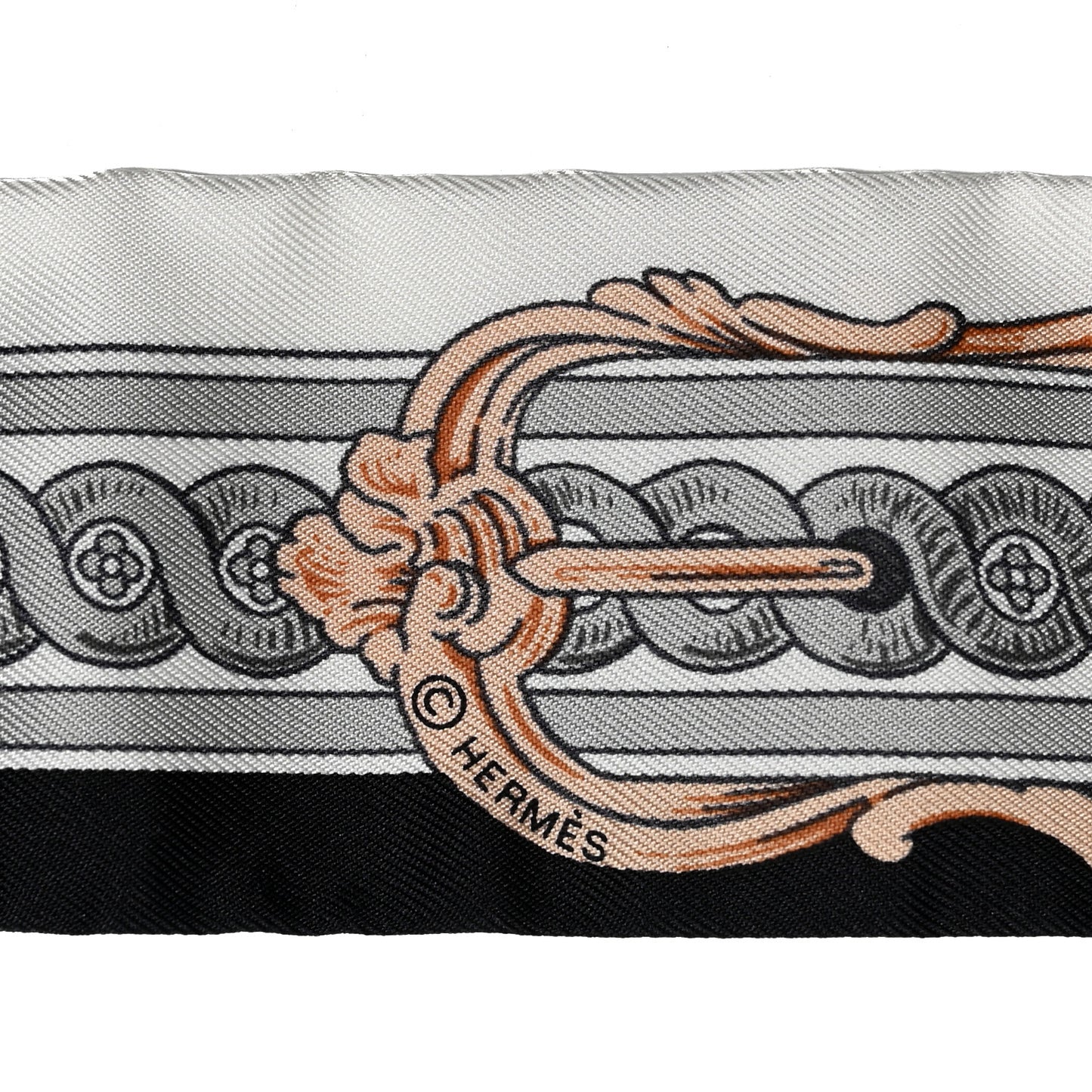 Silk Bride De Cour Twilly Black White Or Rose
