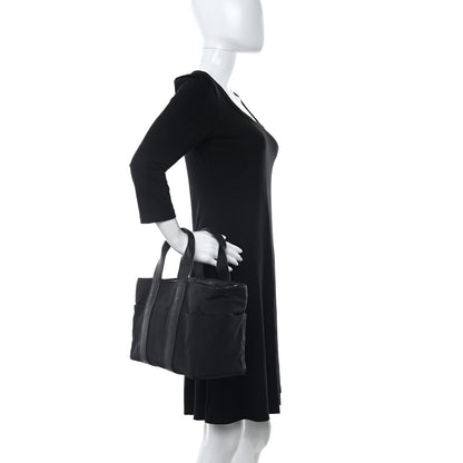 Hermes Toile Acapulco Vassus Tote Black 3 of 16