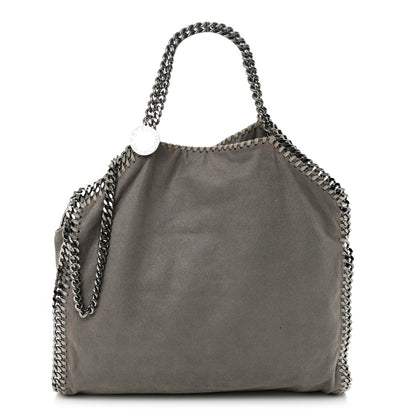 Stella McCartney Shaggy Deer Falabella Fold Over Tote Grey 1 of 13