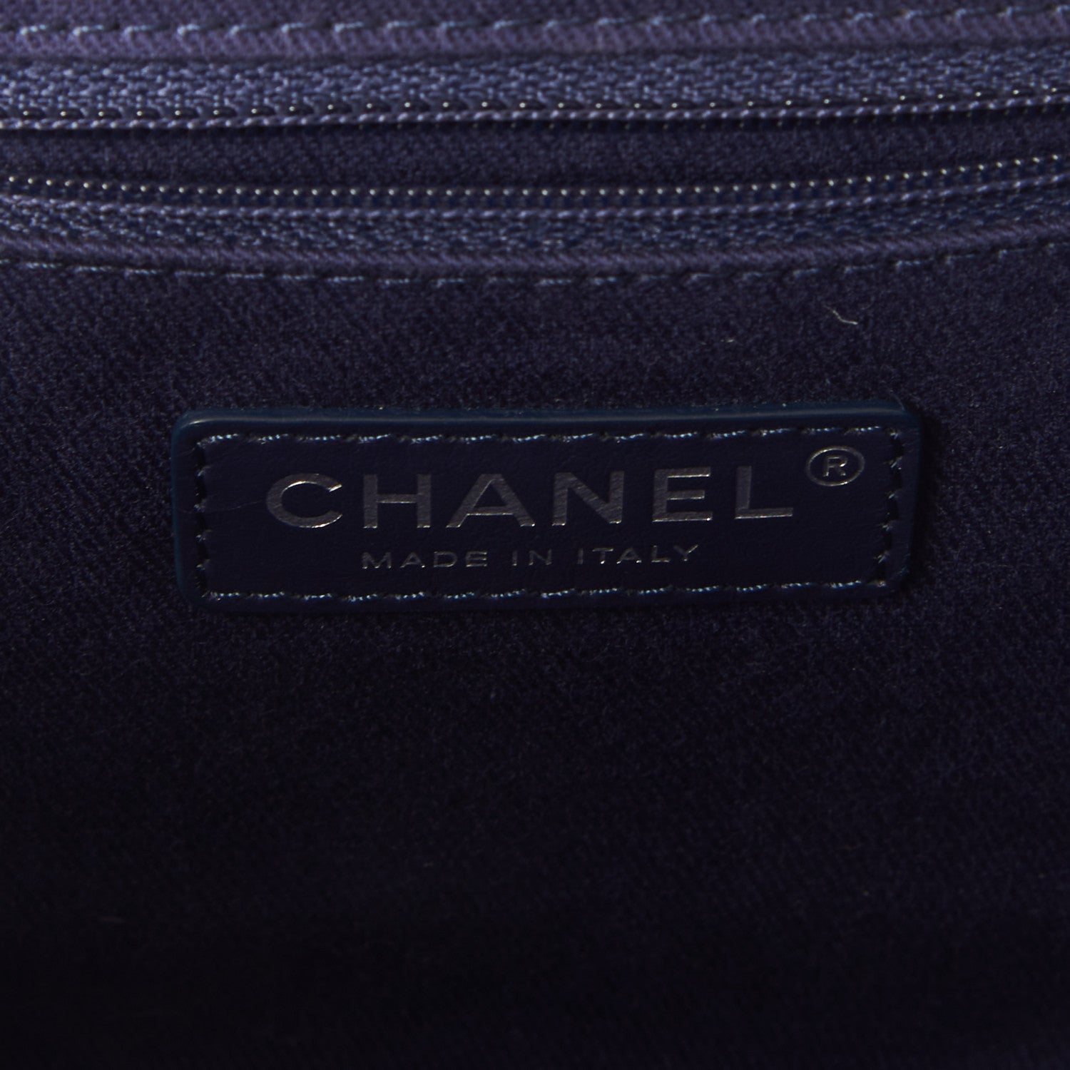 Chanel Denim Quilted Medium Coco Handle Shopping Tote Blue 9 of 10