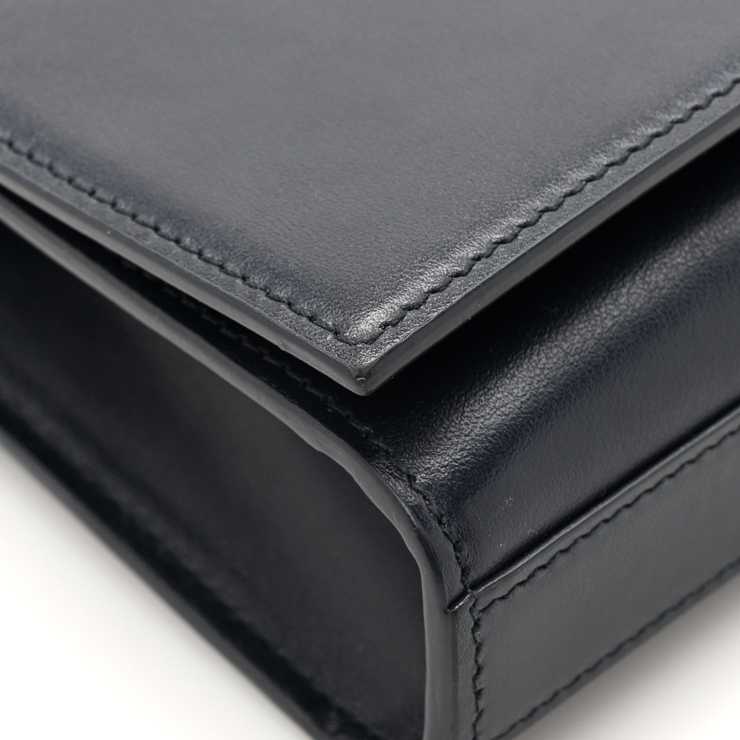 Saint Laurent Smooth Calfskin Monogram Kate Belt Bag Deep Marine Black 11 of 16