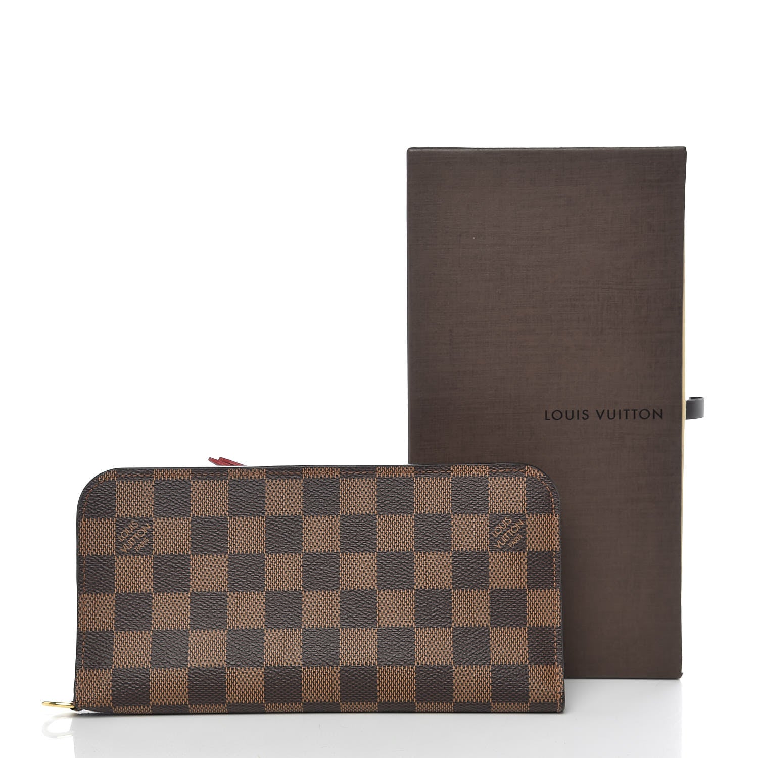 Louis Vuitton Damier Ebene Insolite Wallet Red 9 of 9