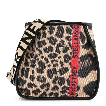 Stella McCartney Eco Leopard Logo Mini Crossbody Black 1 of 10