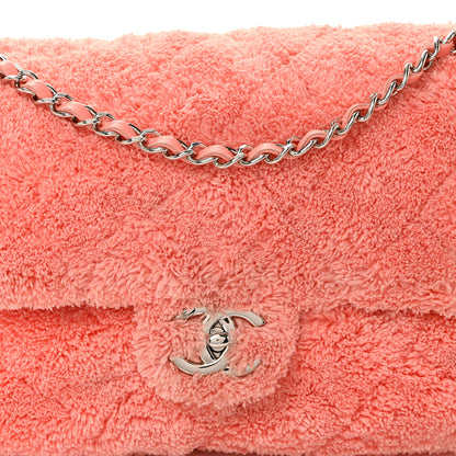 Chanel Lambskin Calfskin Mixed Fibers Quilted Medium Flap Orange 8 of 10