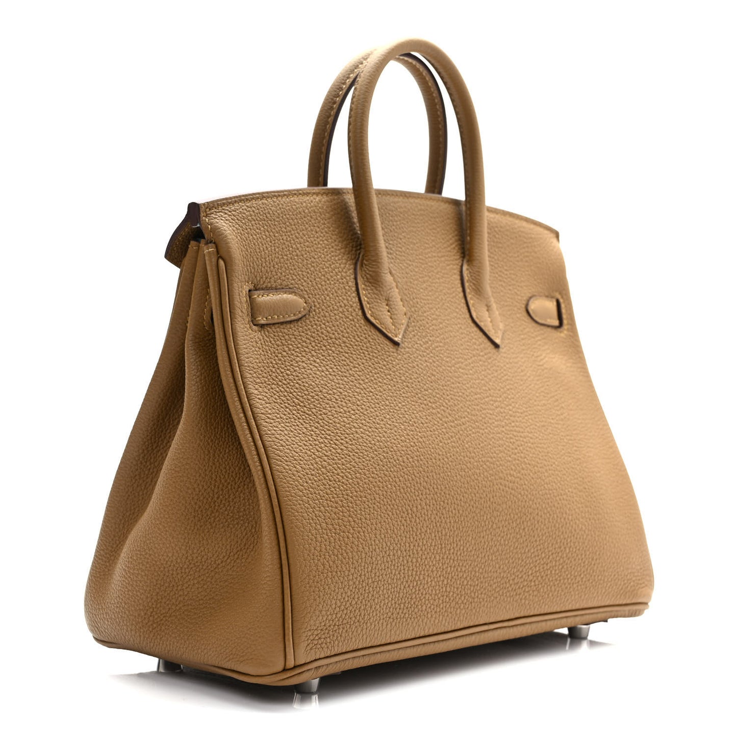 Togo Verso Birkin 25 Bronze Dore Bleu Brume