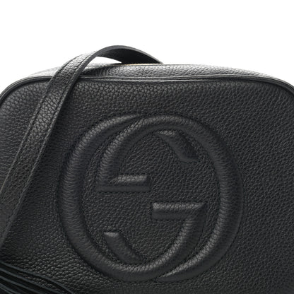 Gucci Pebbled Calfskin Small Soho Disco Bag Black 8 of 10