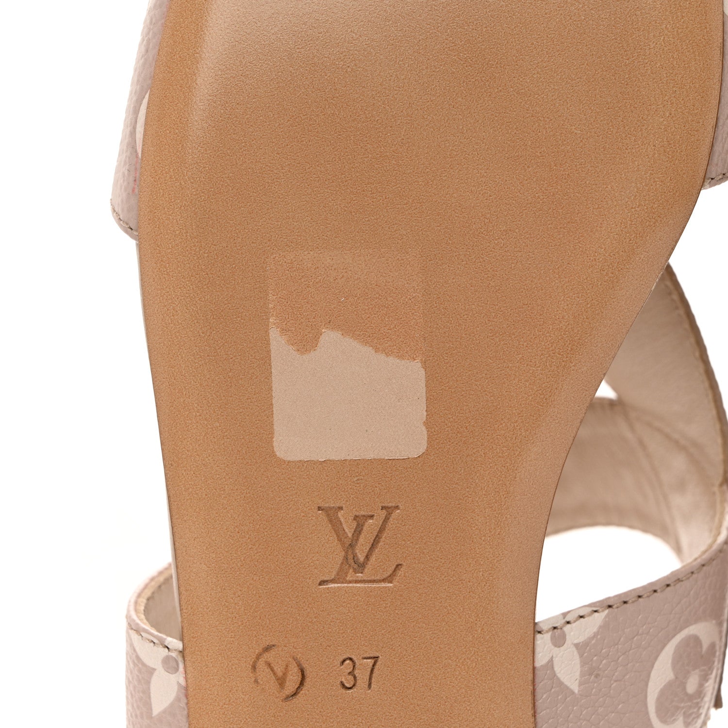 Louis Vuitton Empreinte Croisiere Mule Flats 37 Beige 10 of 11