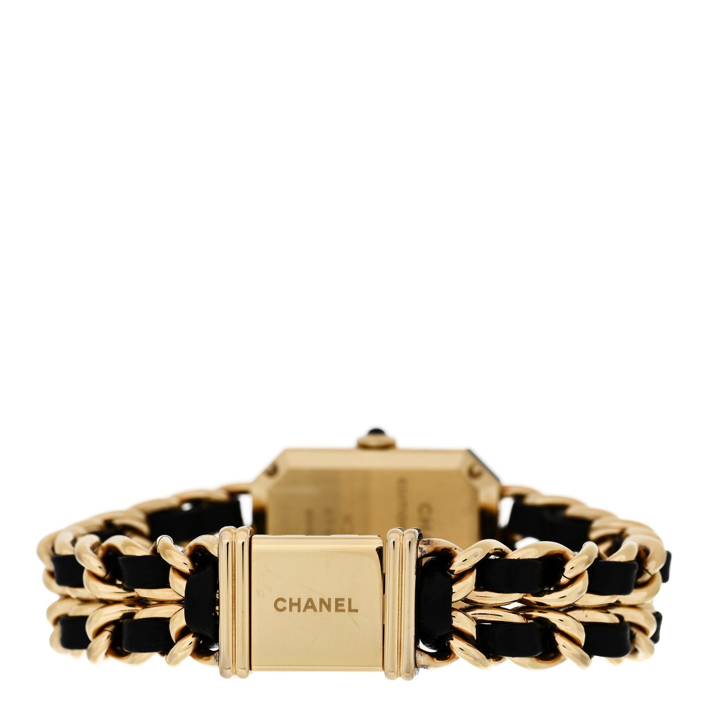 Stainless Steel Lambskin 20mm Chain Premiere Quartz Watch Gold