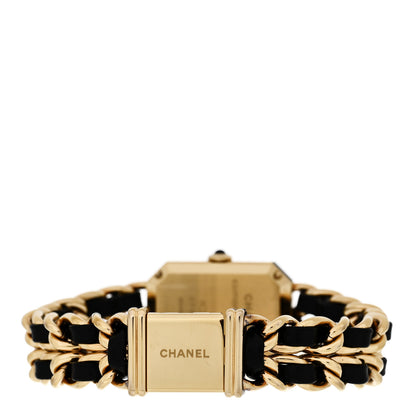 Chanel Stainless Steel Lambskin 20mm Chain Premiere Quartz Watch Gold 3 of 5
