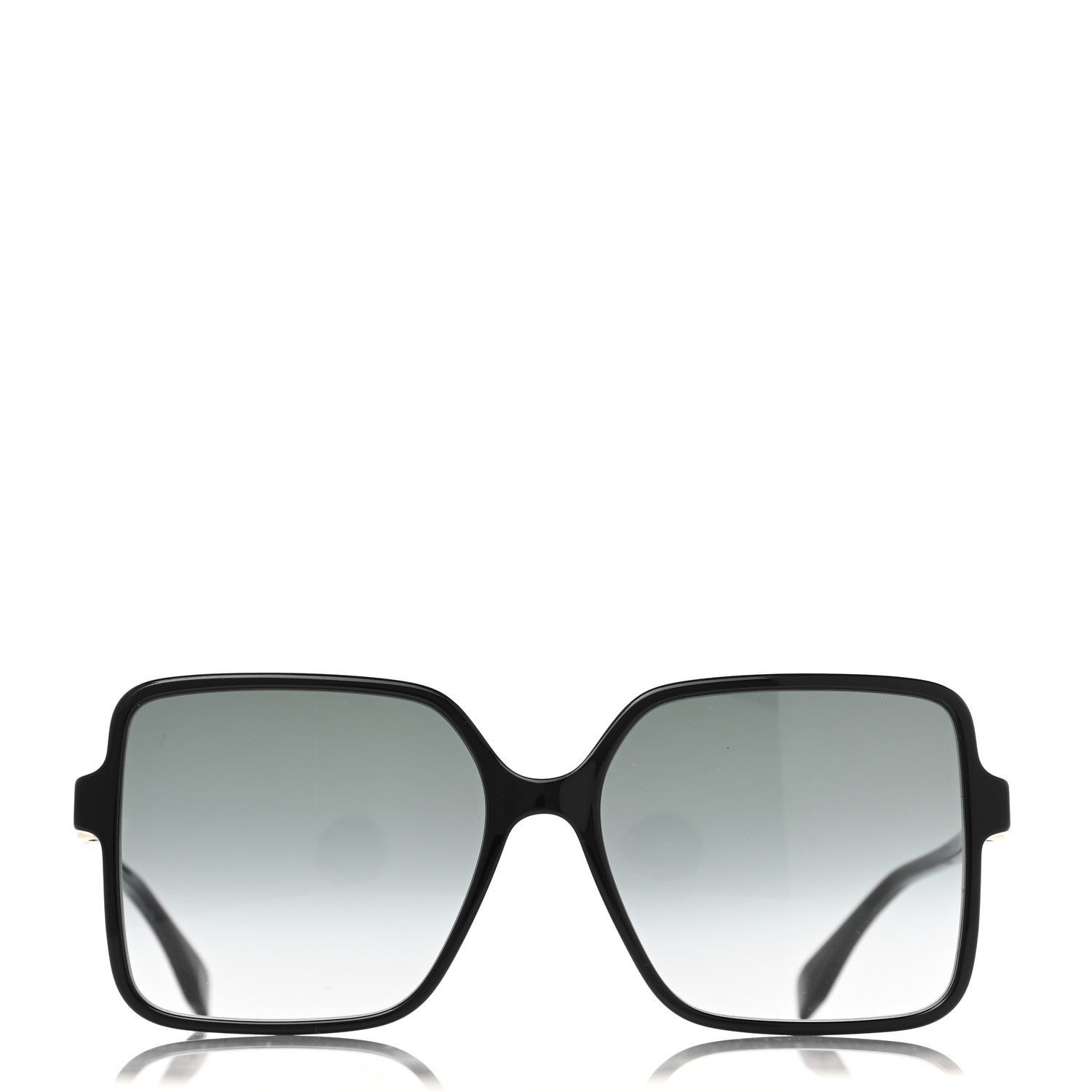 Fendi Acetate Square Sunglasses FF 0411/S Black 2 of 7