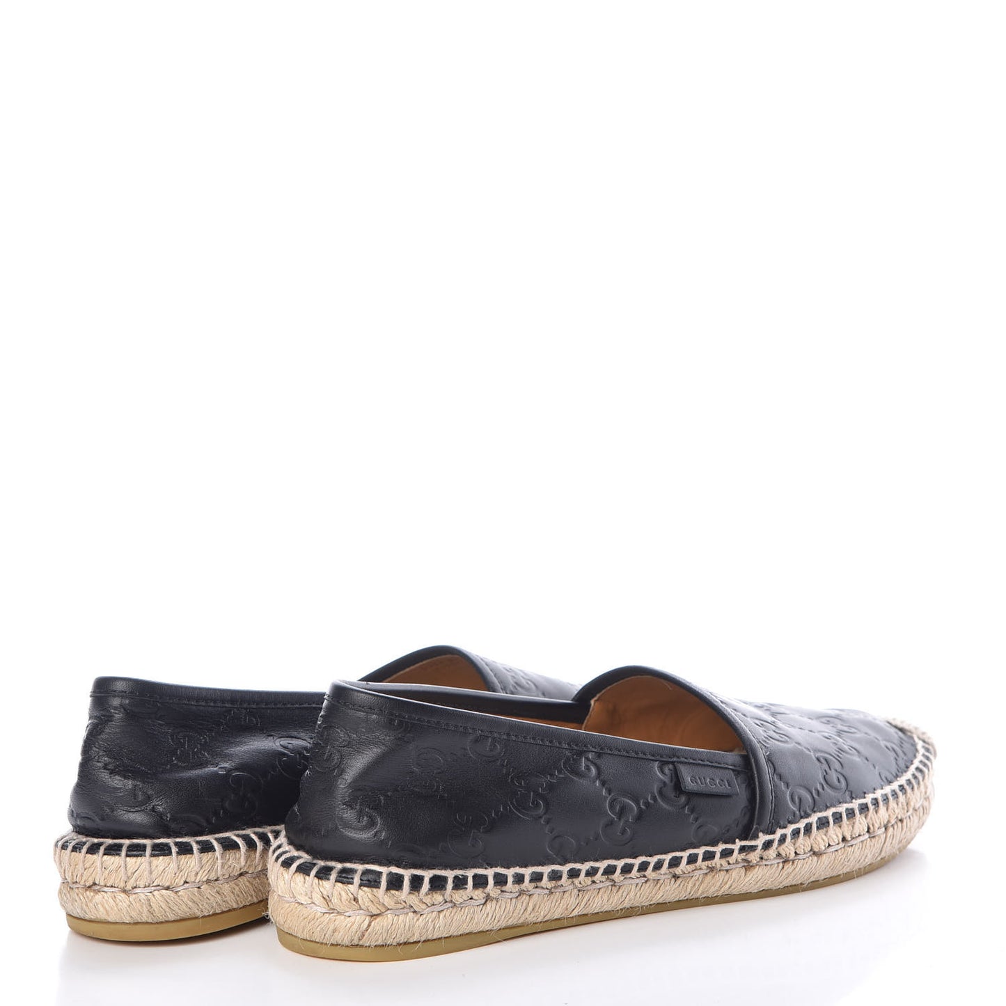 Guccissima Signature Espadrilles 39.5 Black