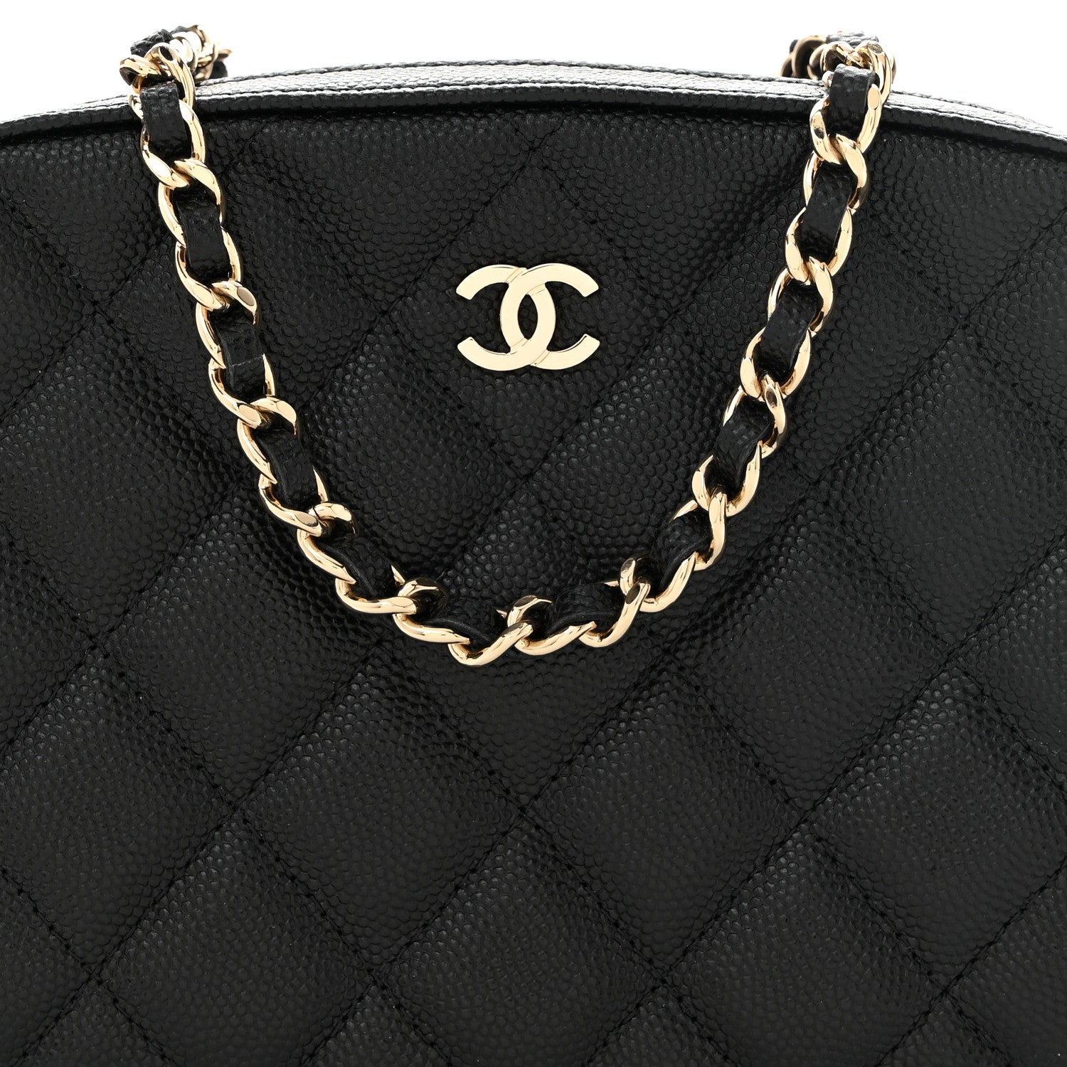 Chanel Caviar Quilted Vanity With Chain Black 9 of 13