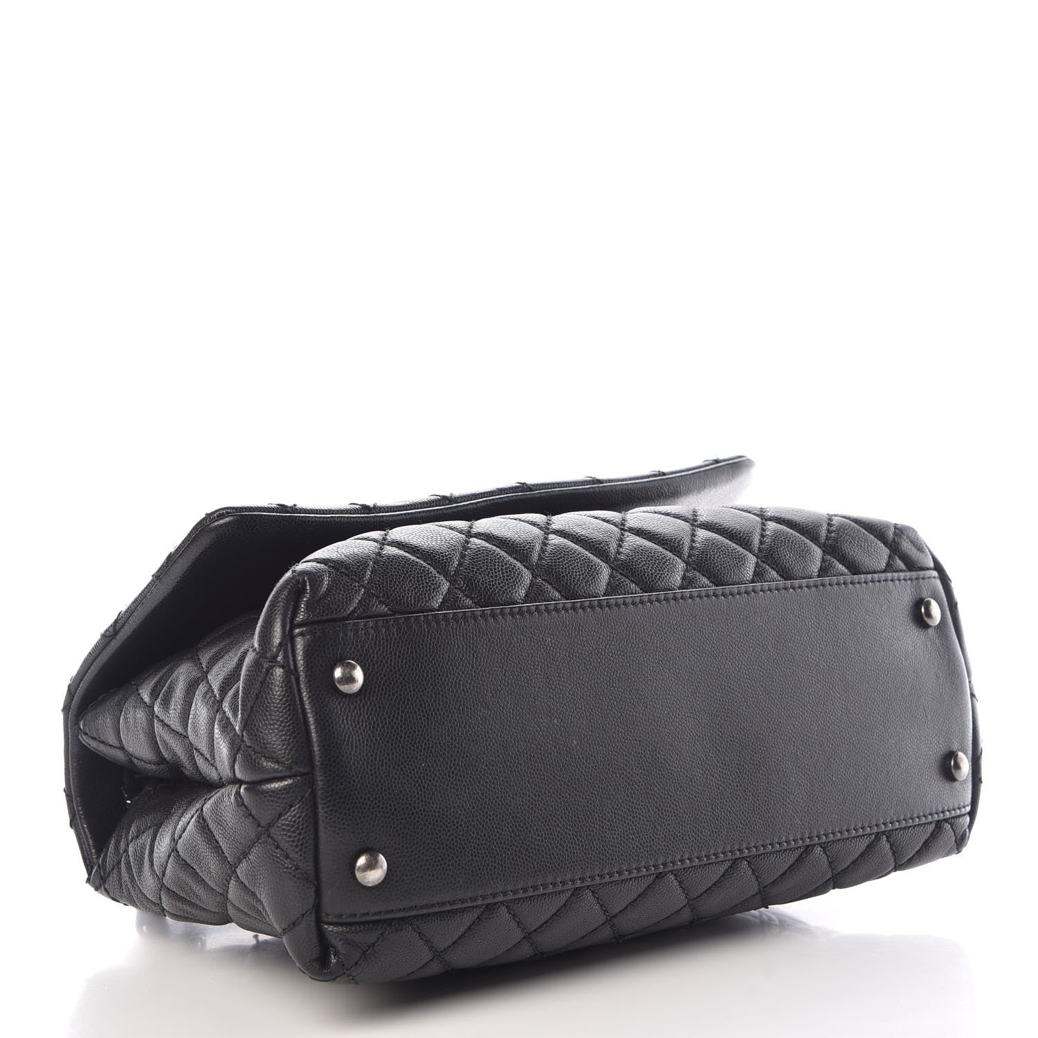 Chanel Caviar Quilted Small Coco Handle Flap Black 5 of 8