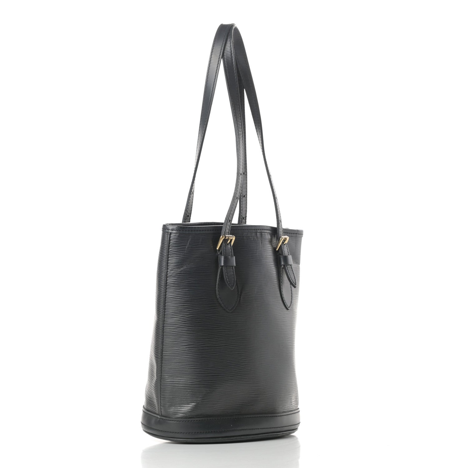 Louis Vuitton Epi Petit Bucket 23 Black 3 of 17