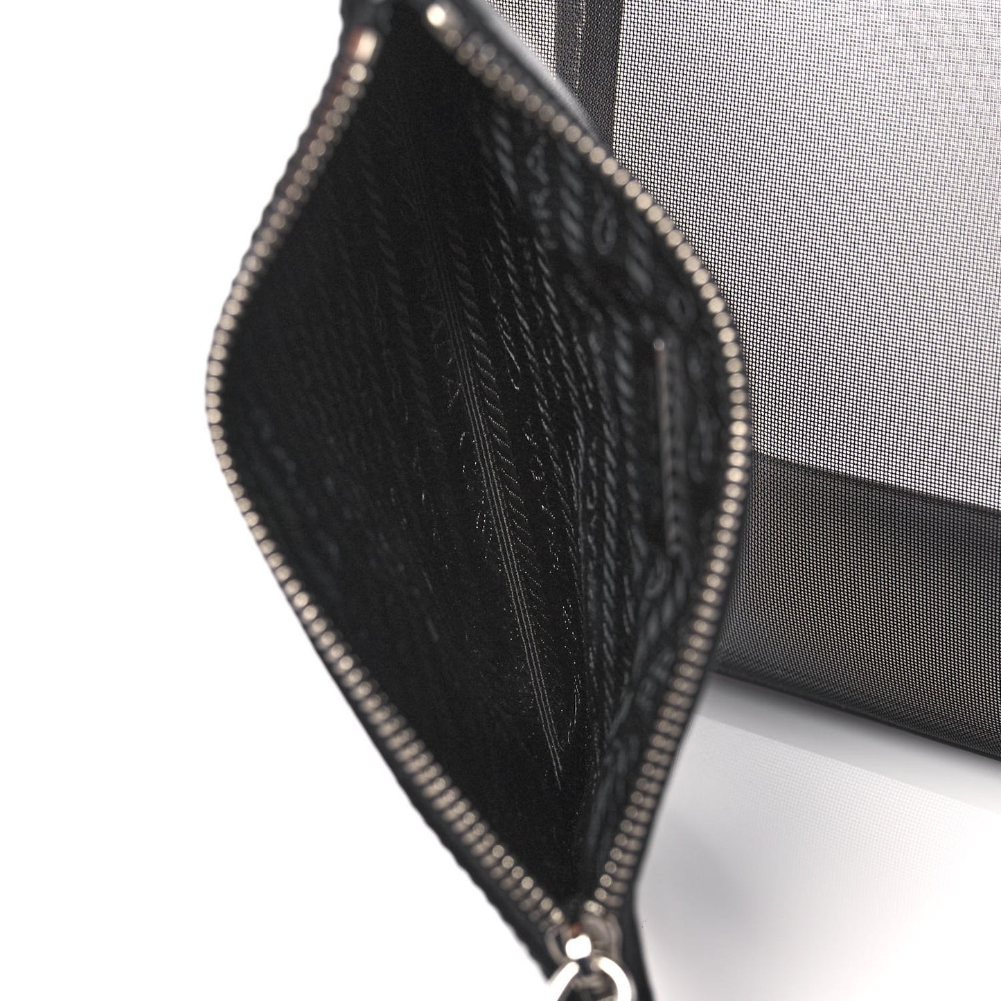 Mesh Small Tote Bag Black