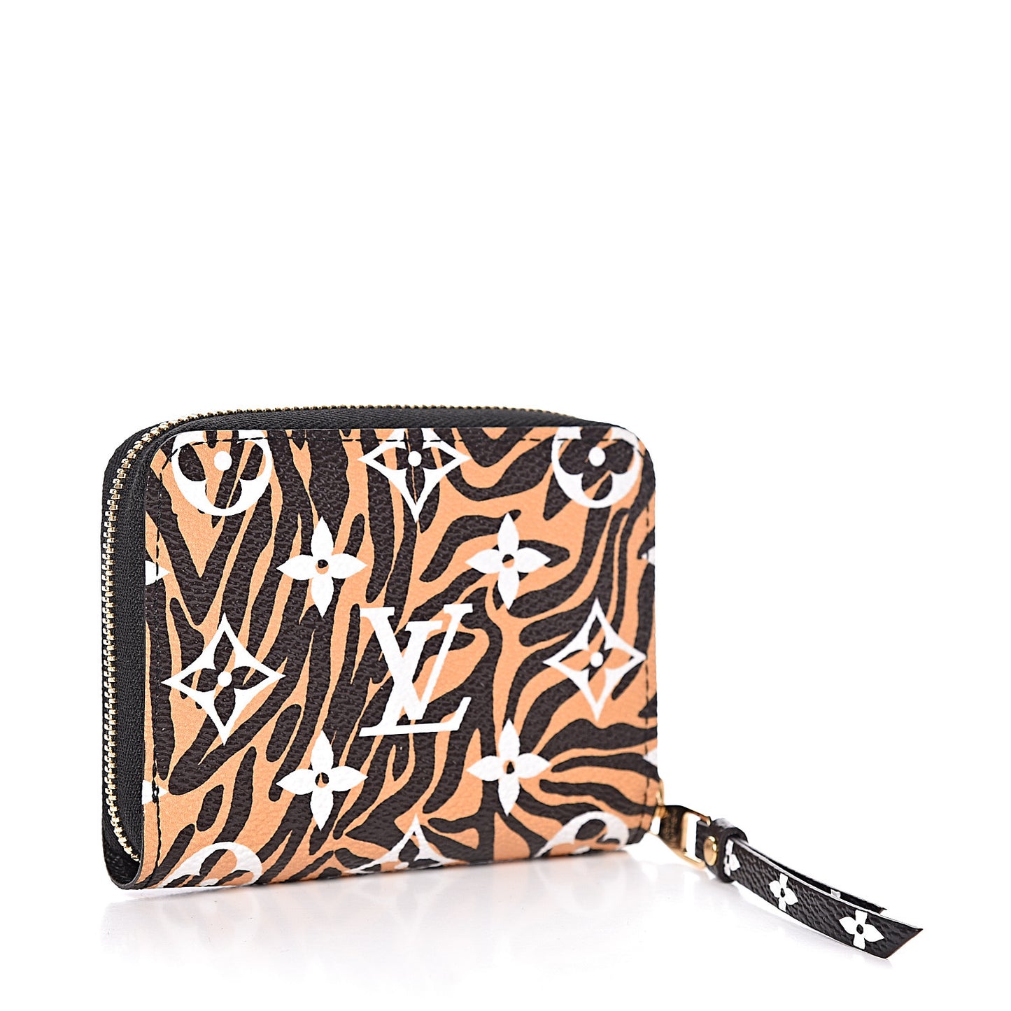 Monogram Giant Jungle Zippy Coin Purse Black