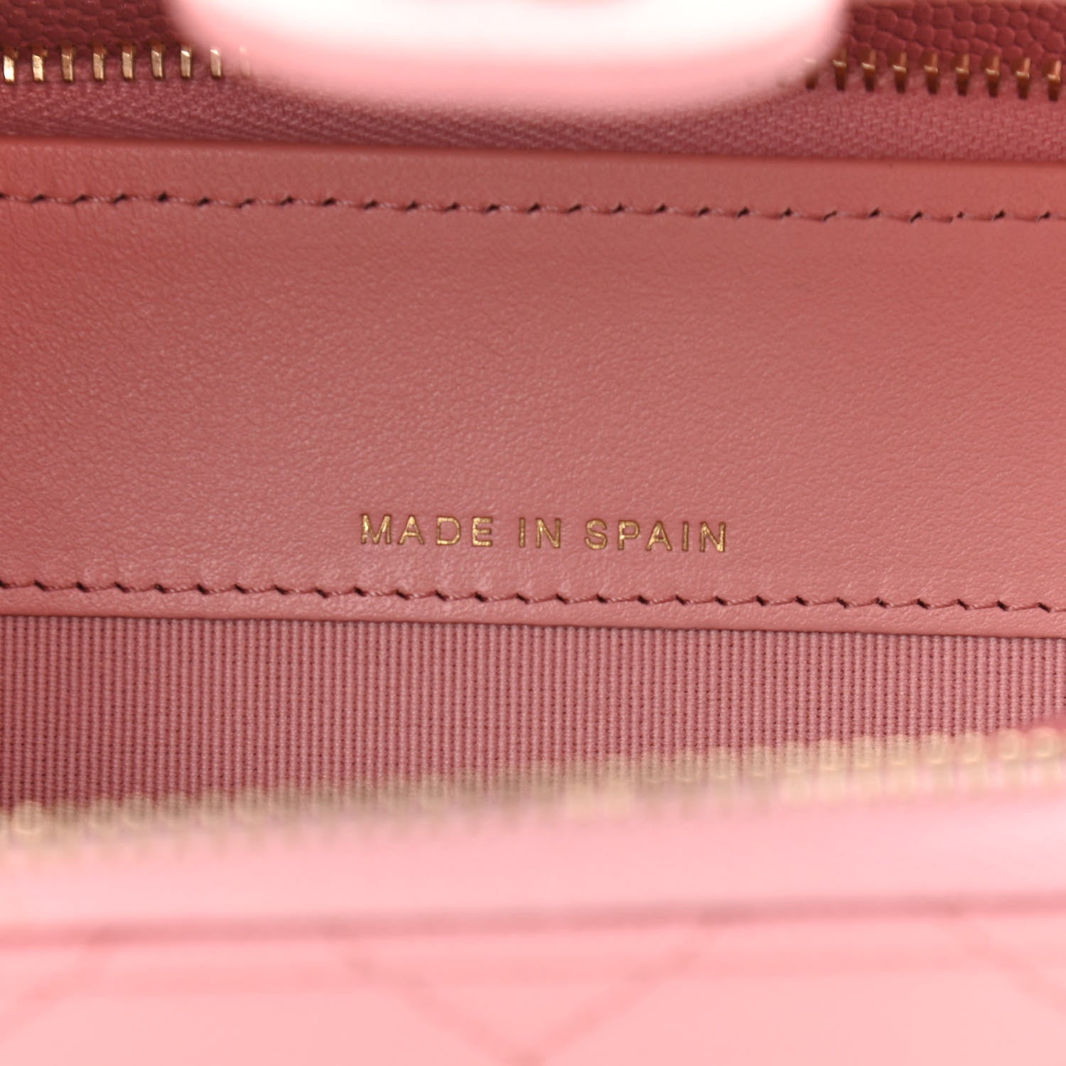 Chanel Caviar Quilted Phone Holder Wallet on Removable Chain Pink 8 of 13