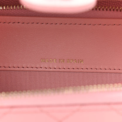 Chanel Caviar Quilted Phone Holder Wallet on Removable Chain Pink 8 of 13