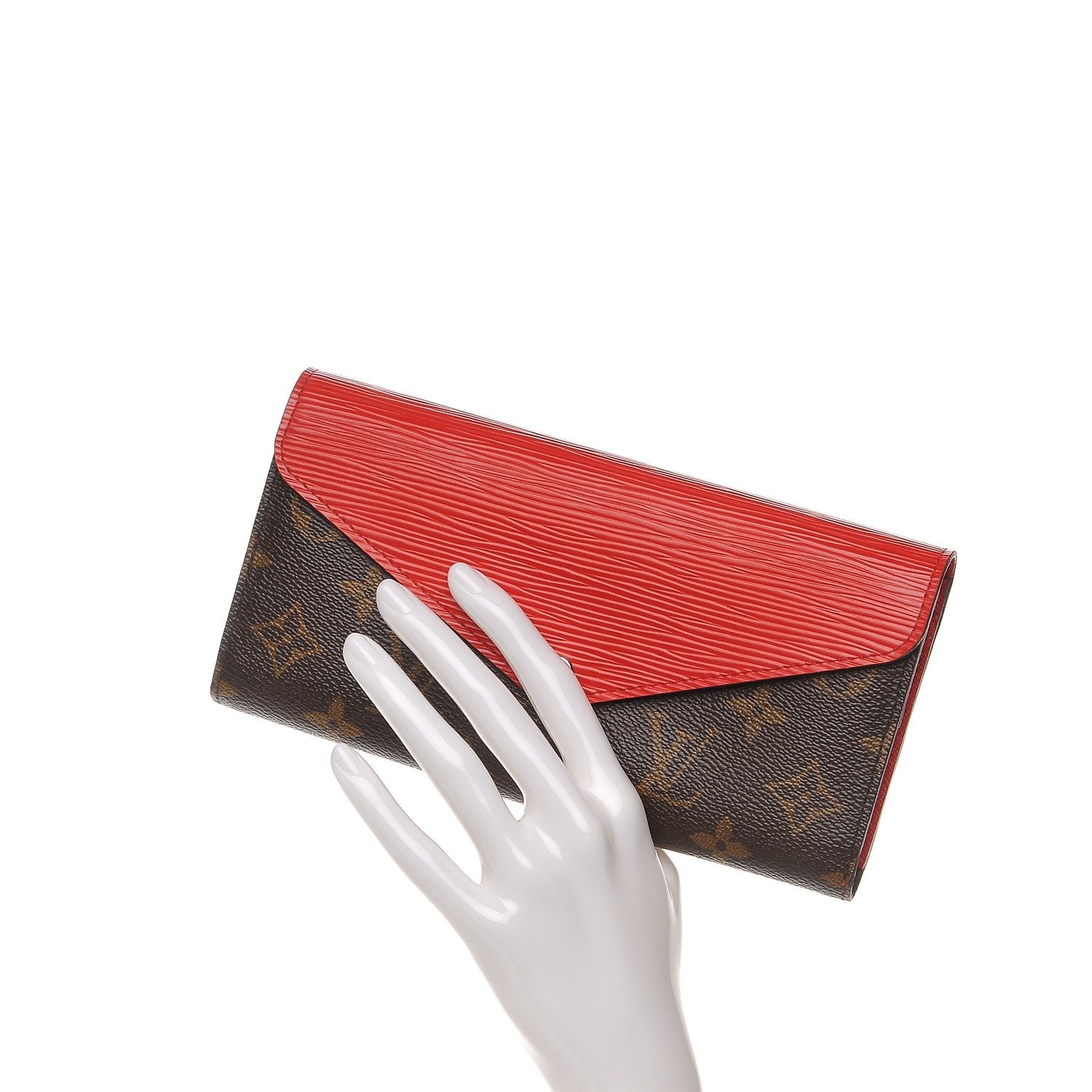 Louis Vuitton Monogram Epi Marie-Lou Long Wallet Coquelicot 2 of 7