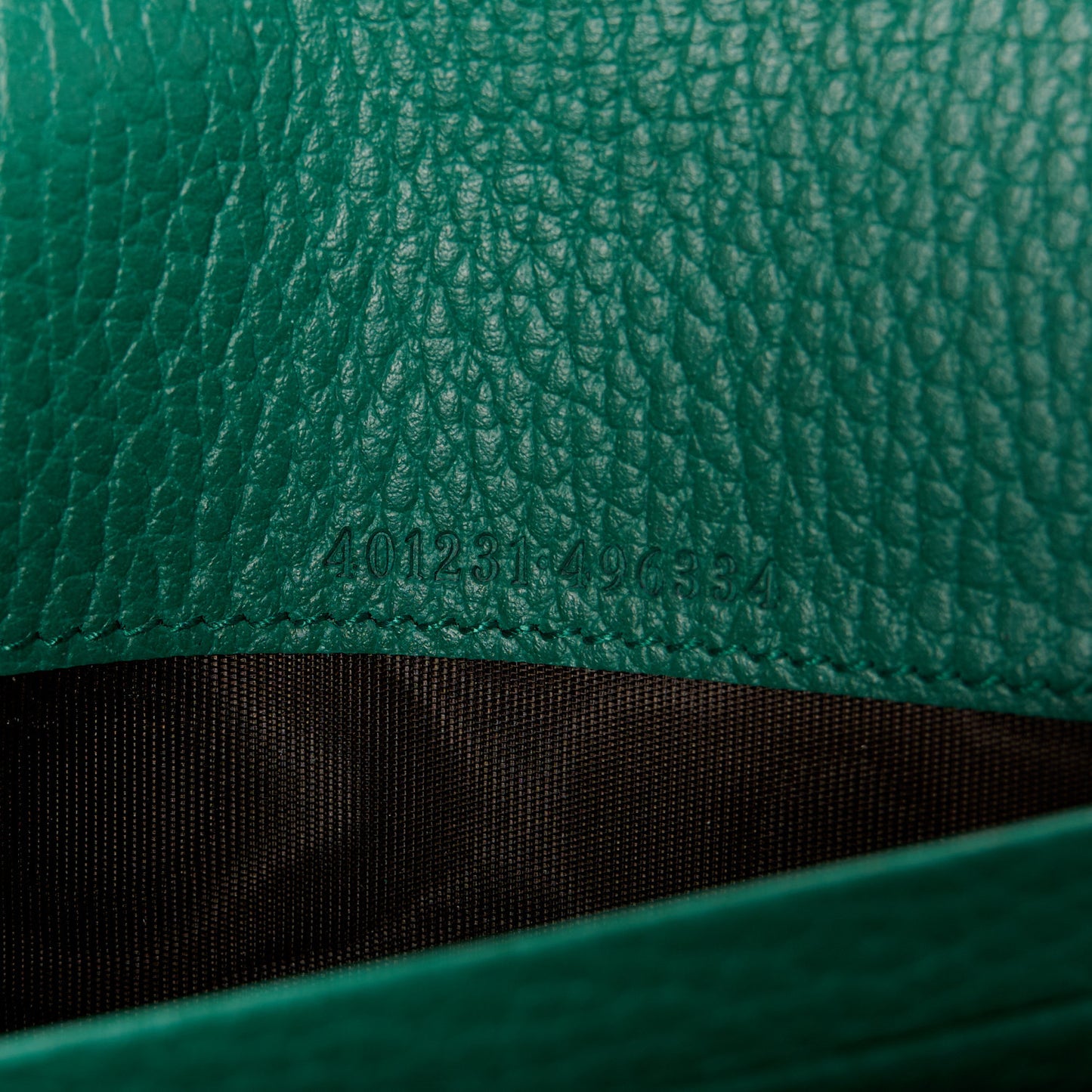 Calfskin Mini Dionysus Chain Wallet Emerald