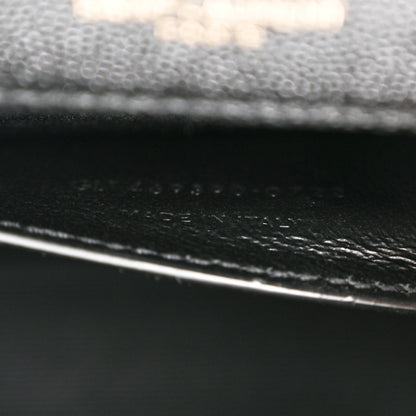 Saint Laurent Grain De Poudre Small Monogram Kate Satchel Black 7 of 10