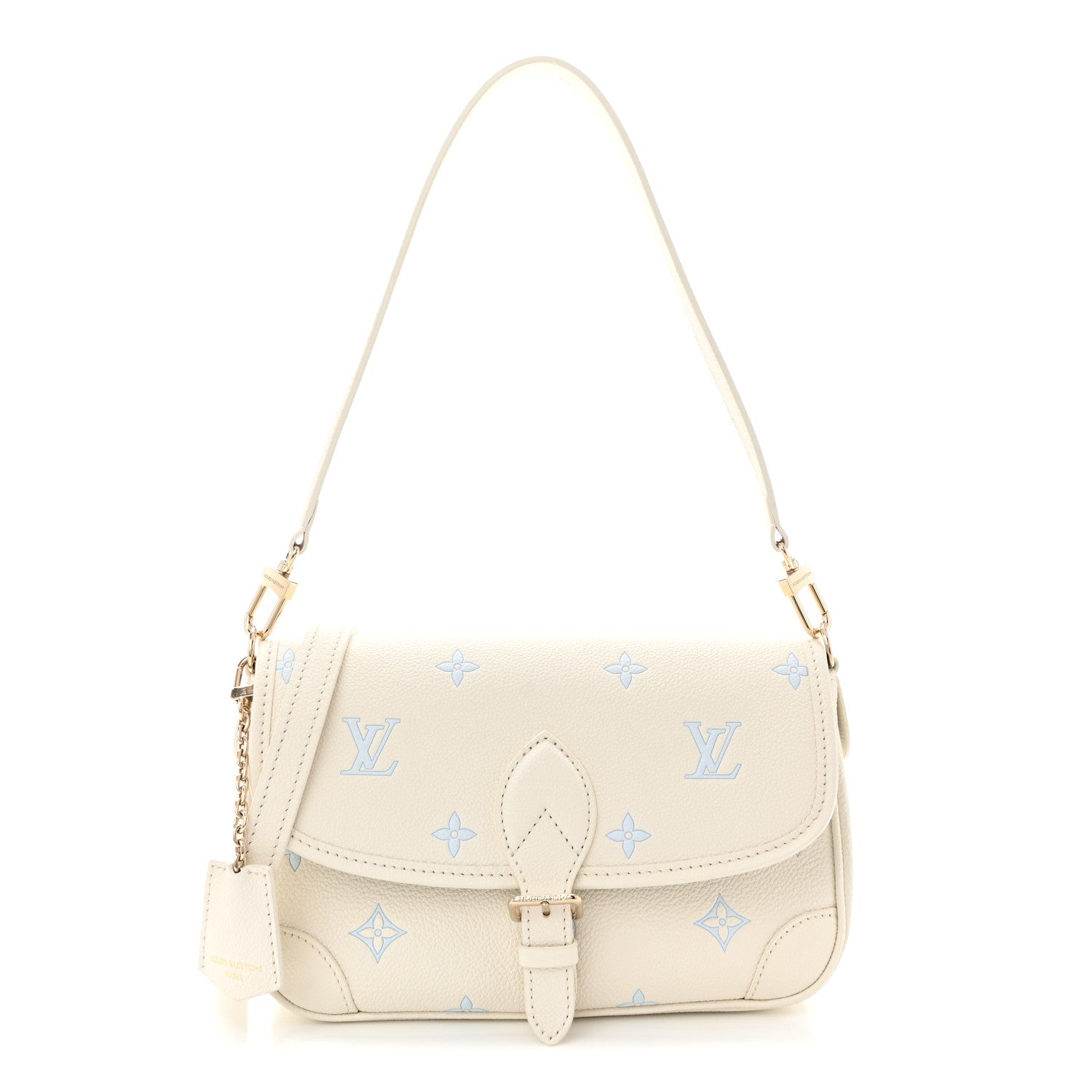 Louis Vuitton Empreinte Monogram Sweet Escape Diane Milky White Blue 1 of 9