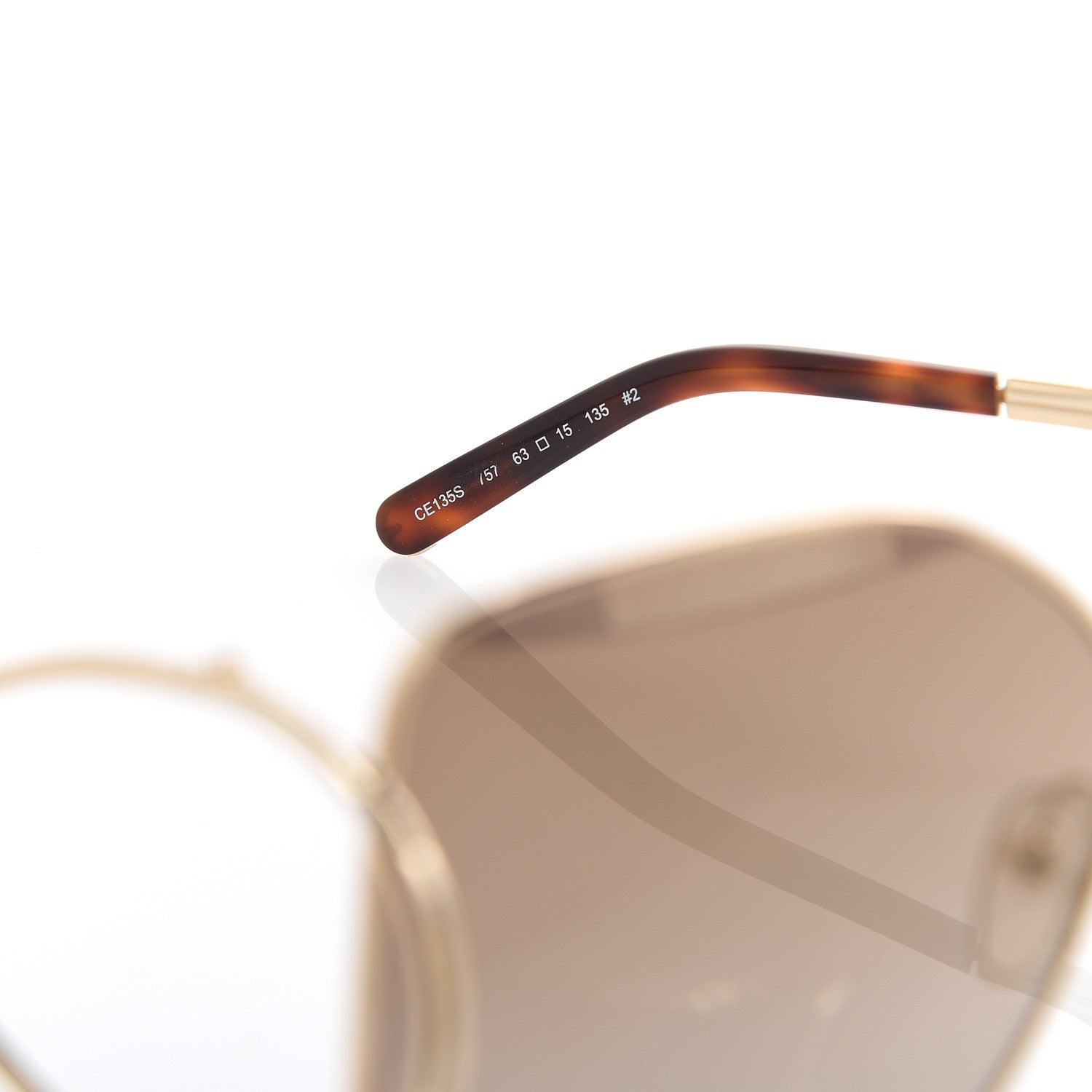 Chloe Jackson Oversized Square Sunglasses CE135S Gold 6 of 7