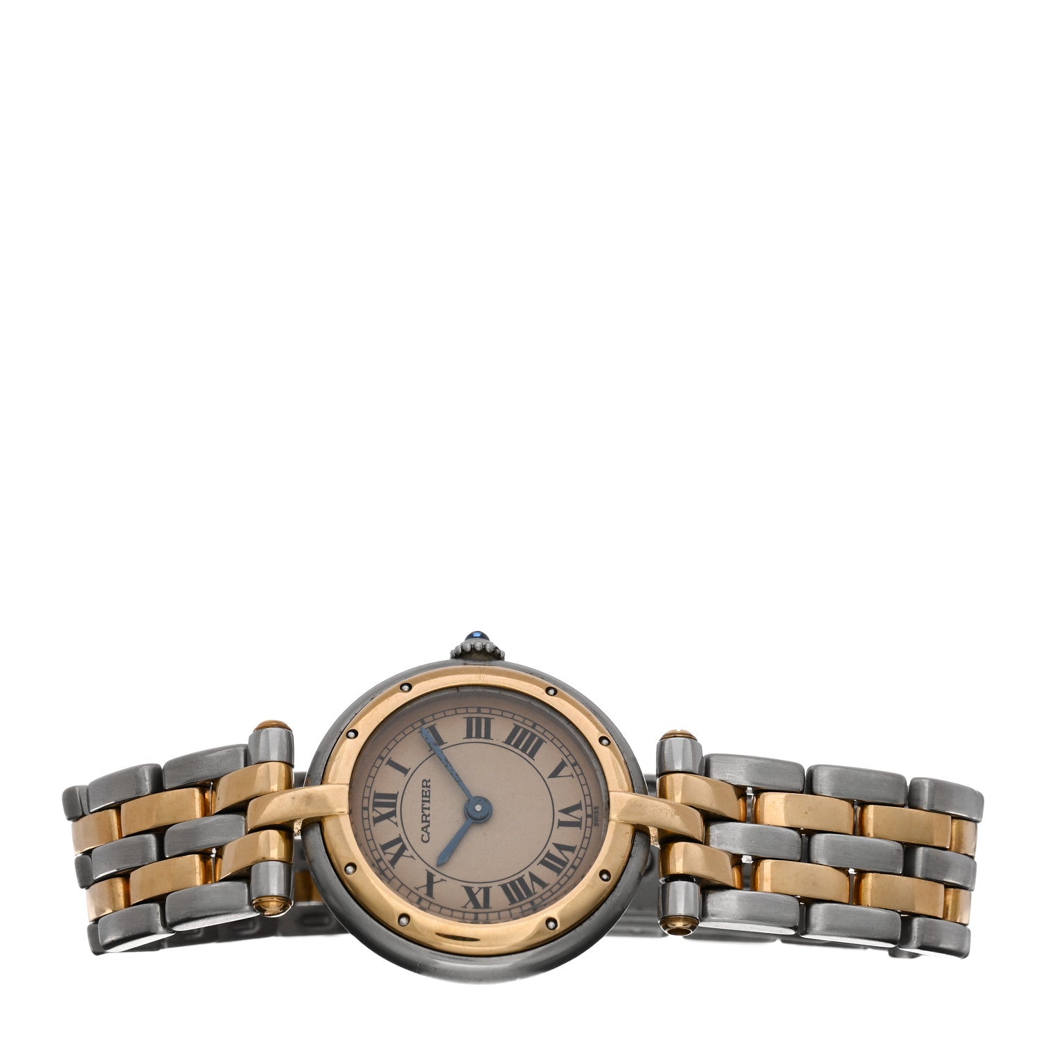 Cartier Stainless Steel 18K Yellow Gold 24mm Panthere Vendome Quartz Watch 2 of 4