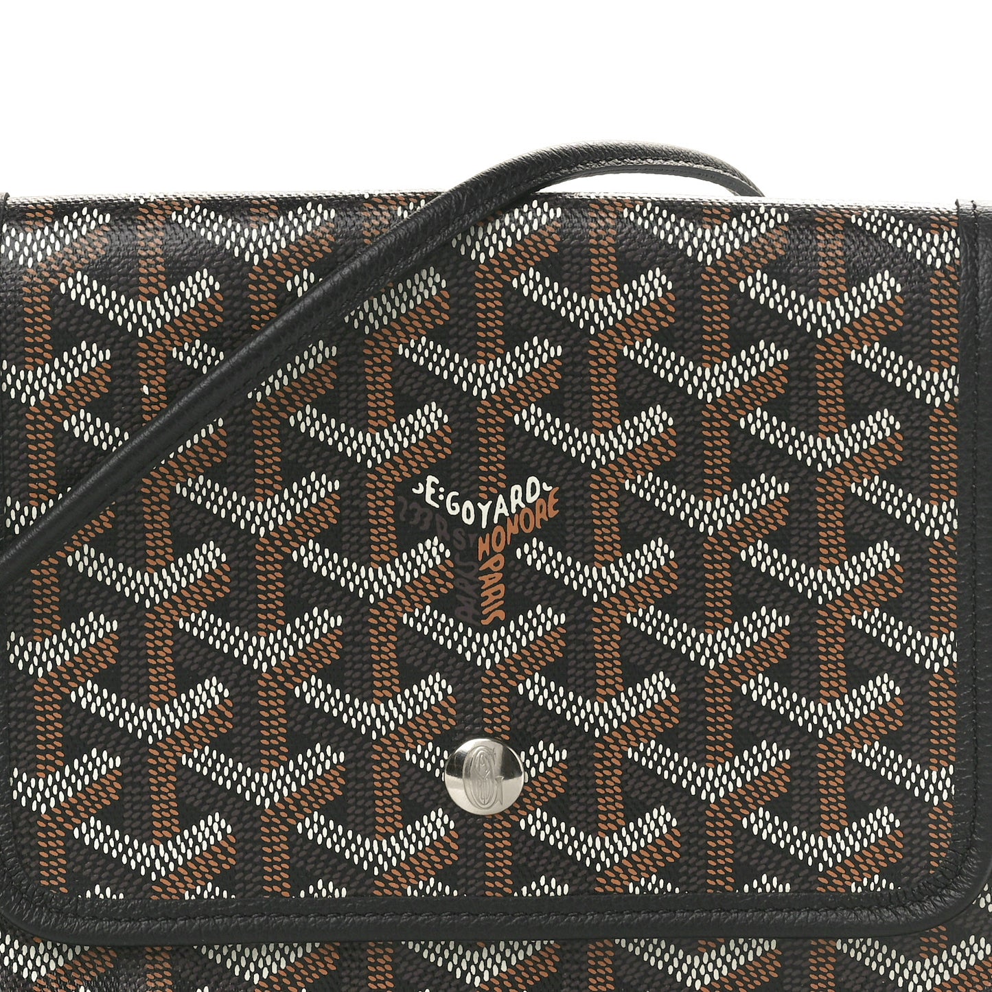 Goyardine Plumet Wallet Clutch Black