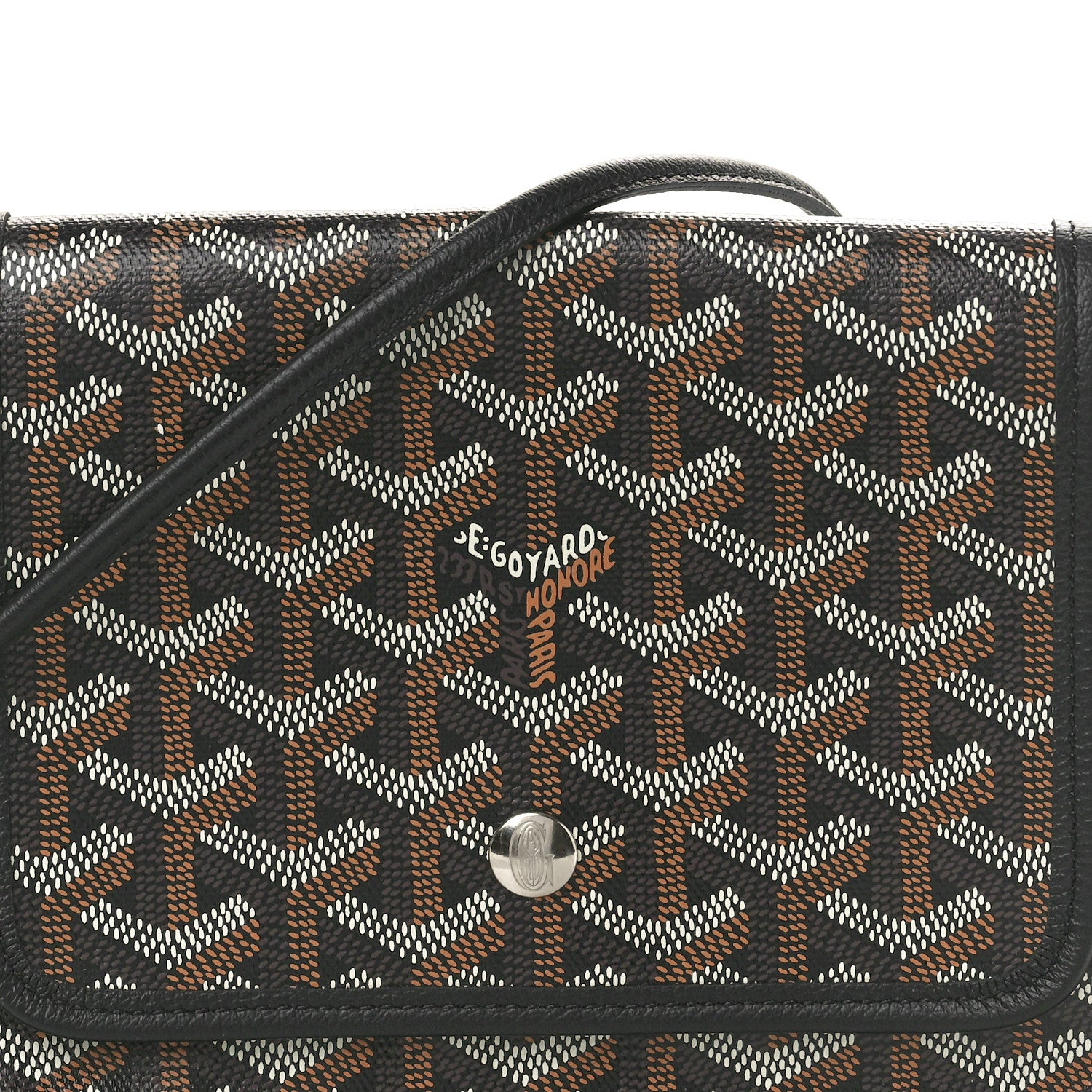 Goyard Goyardine Plumet Wallet Clutch Black 7 of 9