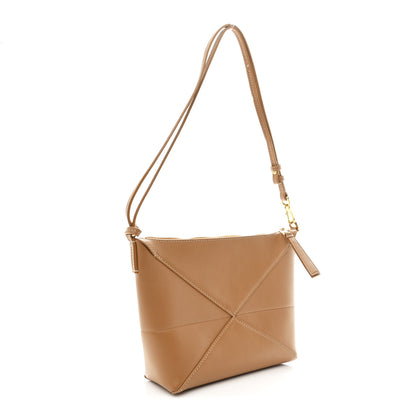 Loewe Shiny Calfskin Puzzle Fold Pouch Warm Desert 3 of 9