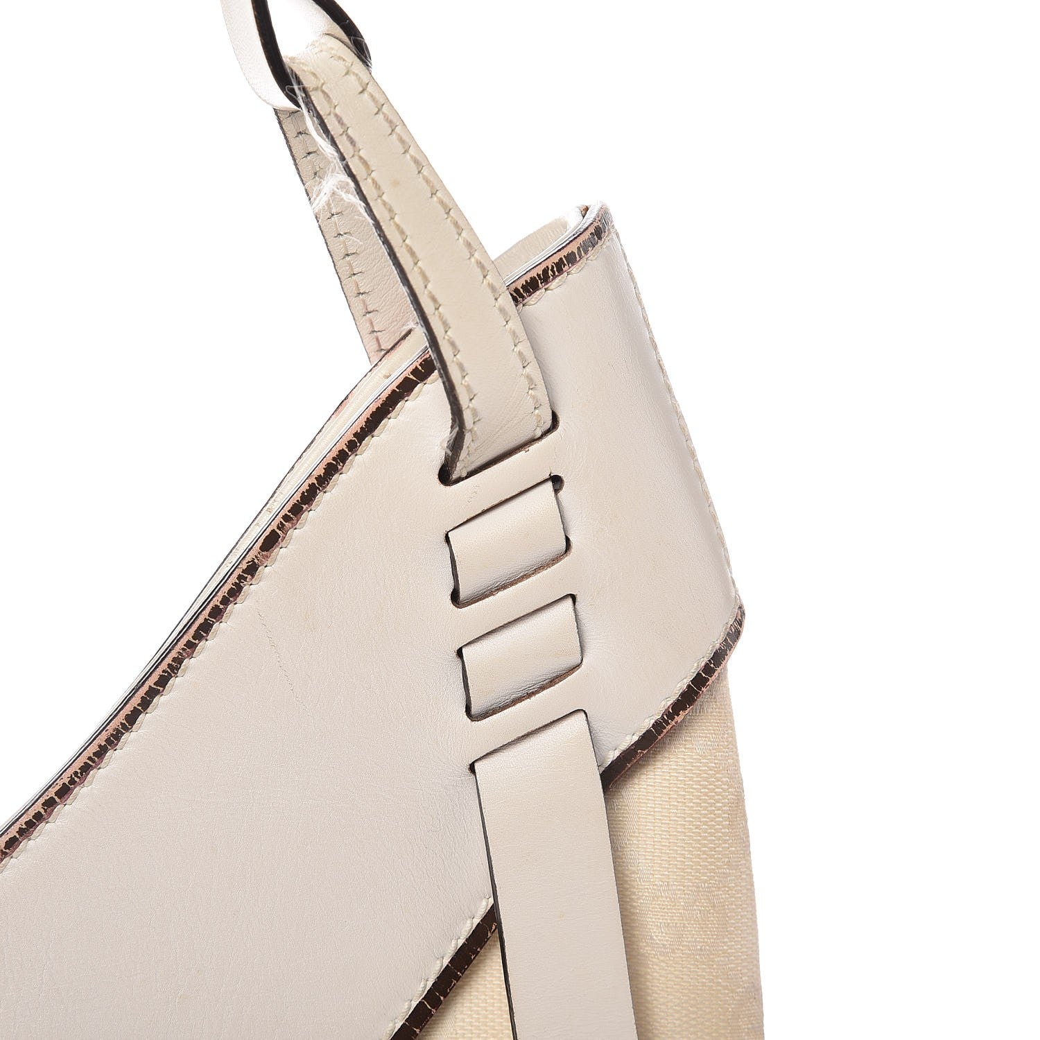Gucci Monogram Half Moon Hobo White 10 of 16