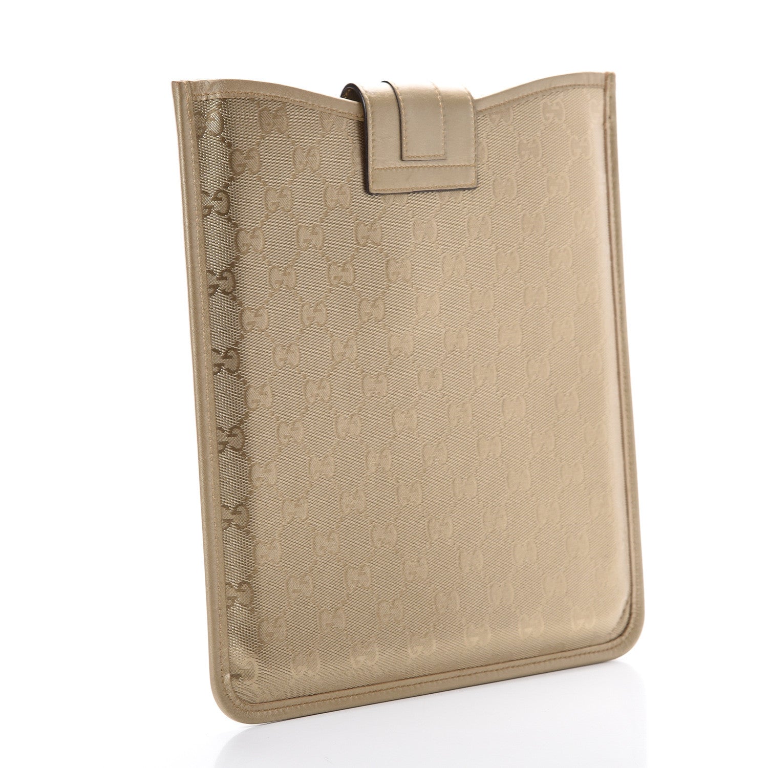 Gucci Imprime Monogram iPad Case Gold 2 of 7
