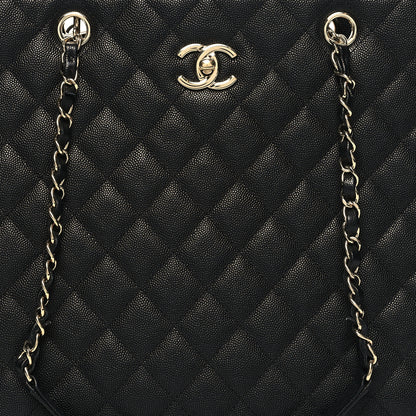 Chanel Caviar Quilted Large Shopping Tote Black 8 of 10