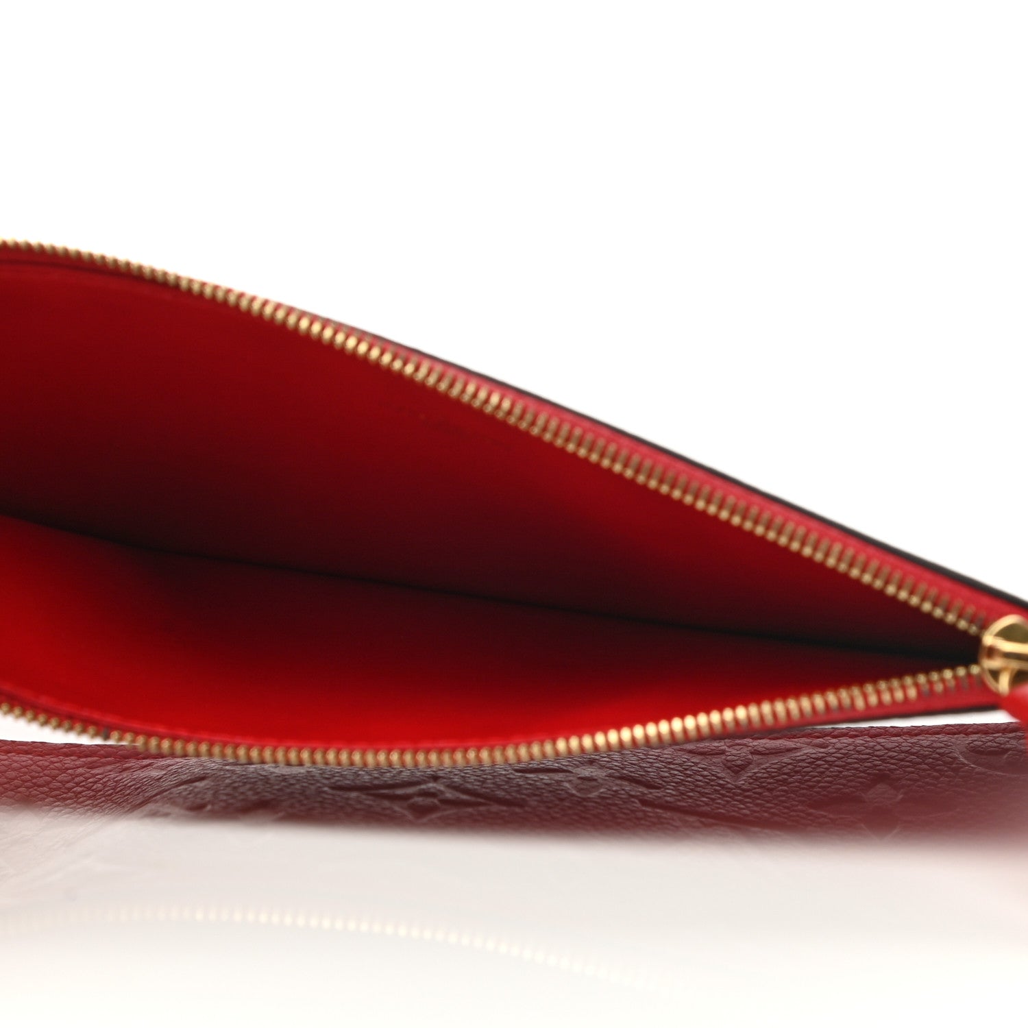 Louis Vuitton Empreinte Felicie Chain Wallet Zippered Insert Cherry 5 of 6