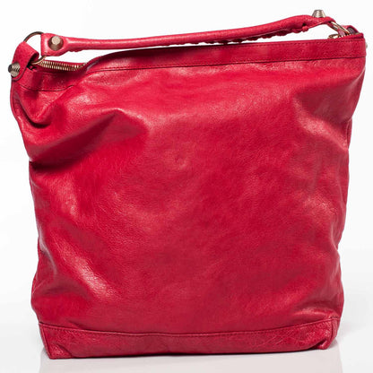 Balenciaga Agneau Giant 12 Rose Gold Hardware Day Hobo Rose Thulian 3 of 9