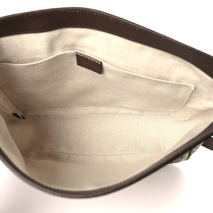 Gucci GG Supreme Monogram Tiger Savanah Textured Dollar Calfskin Retro Interlocking G Flap Messenger Bag Beige Ebony Multicolor New Acero 5 of 9