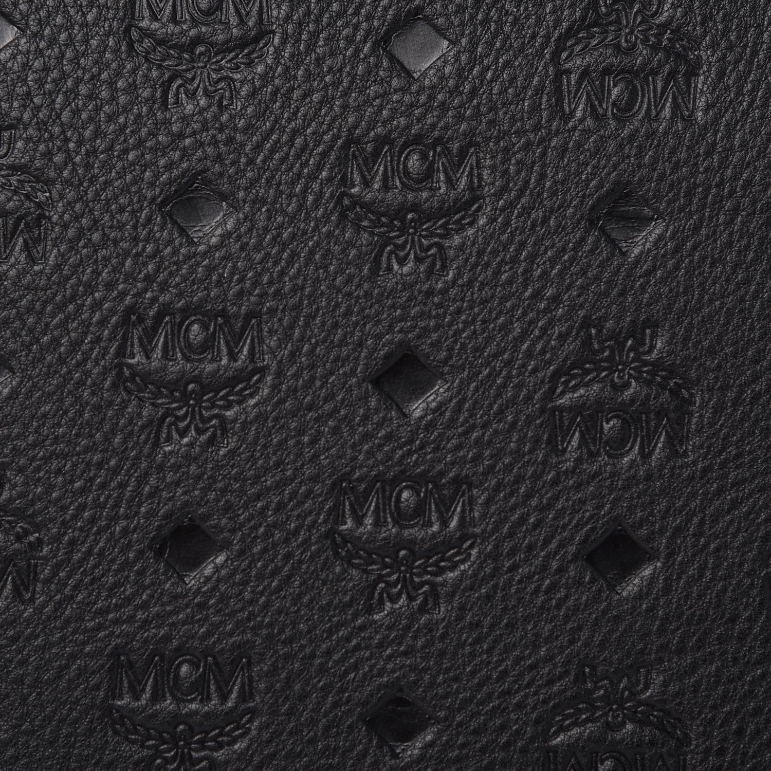 MCM Calfskin Ottomar Monogram Duke Backpack Black 5 of 9
