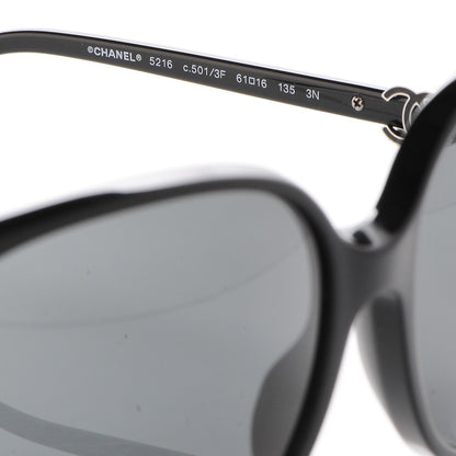 Chanel CC Sunglasses 5216 Black 5 of 8