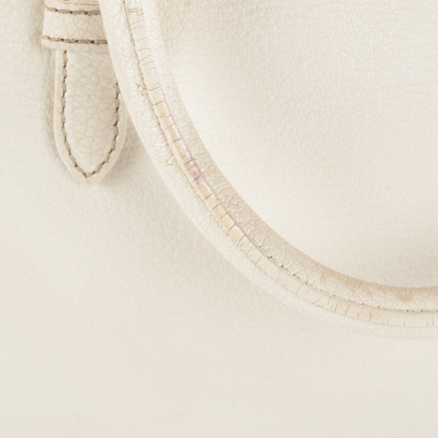 Miu Miu Goatskin Madras Top Handle Tote Bianco 6 of 22