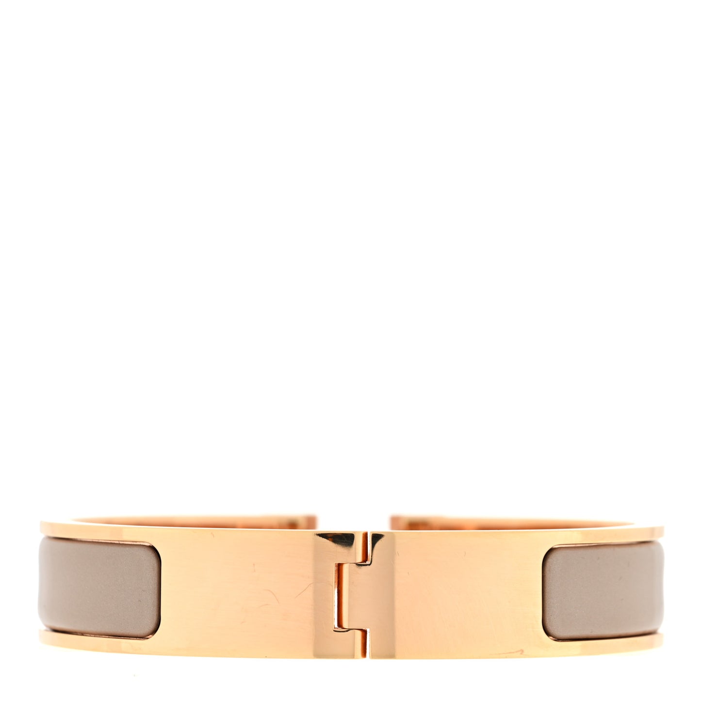 Enamel Narrow Clic Clac H Bracelet PM Chataigne