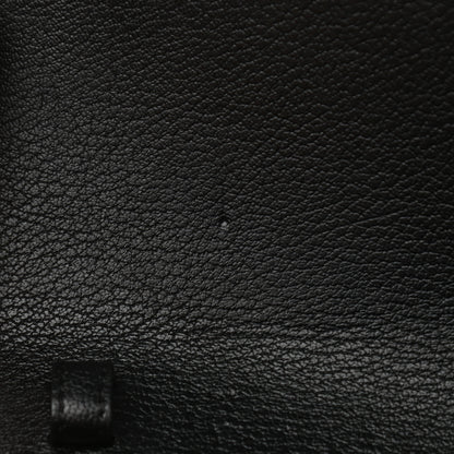 Celine Goatskin Folded Clutch With Strap Black 12 of 17