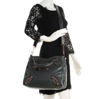 Balenciaga Agneau Giant 21 Rose Gold Hardware Velo Anthracite 2 of 15