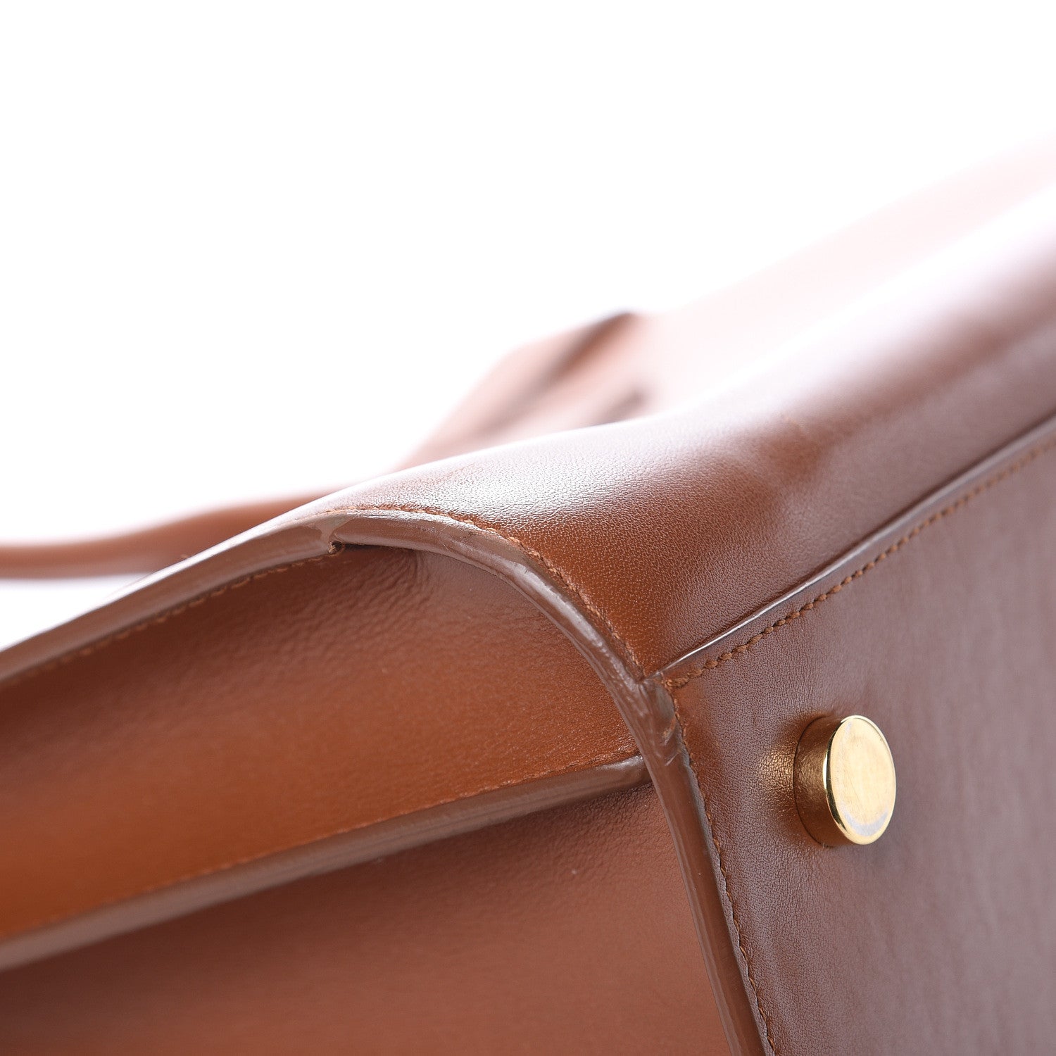 Saint Laurent Calfskin Large Sac De Jour Carryall Cognac 17 of 32