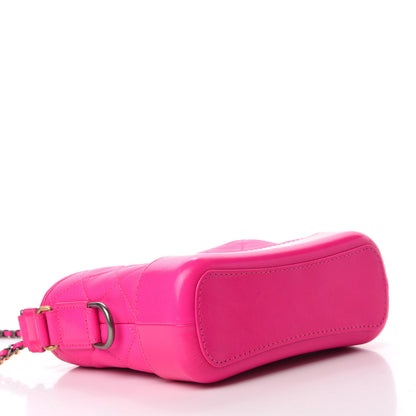 Chanel Goatskin Quilted Small Gabrielle Hobo Pink 4 of 11