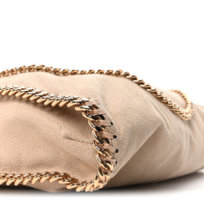 Stella McCartney Shaggy Deer Falabella Fold Over Tote Taupe 9 of 10