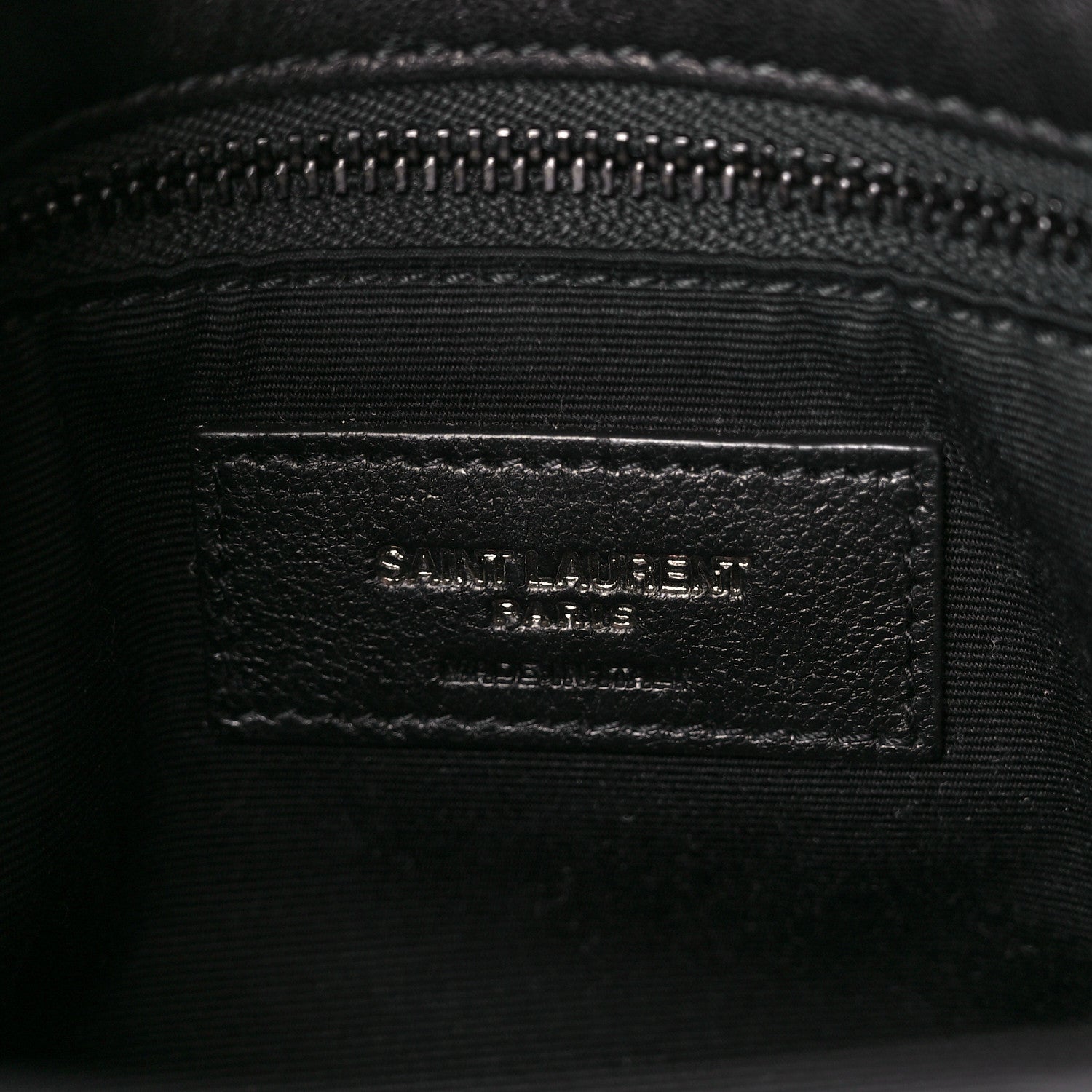 Saint Laurent Lambskin Quilted Monogram Monochrome Small Loulou Puffer Chain Satchel Black 6 of 11