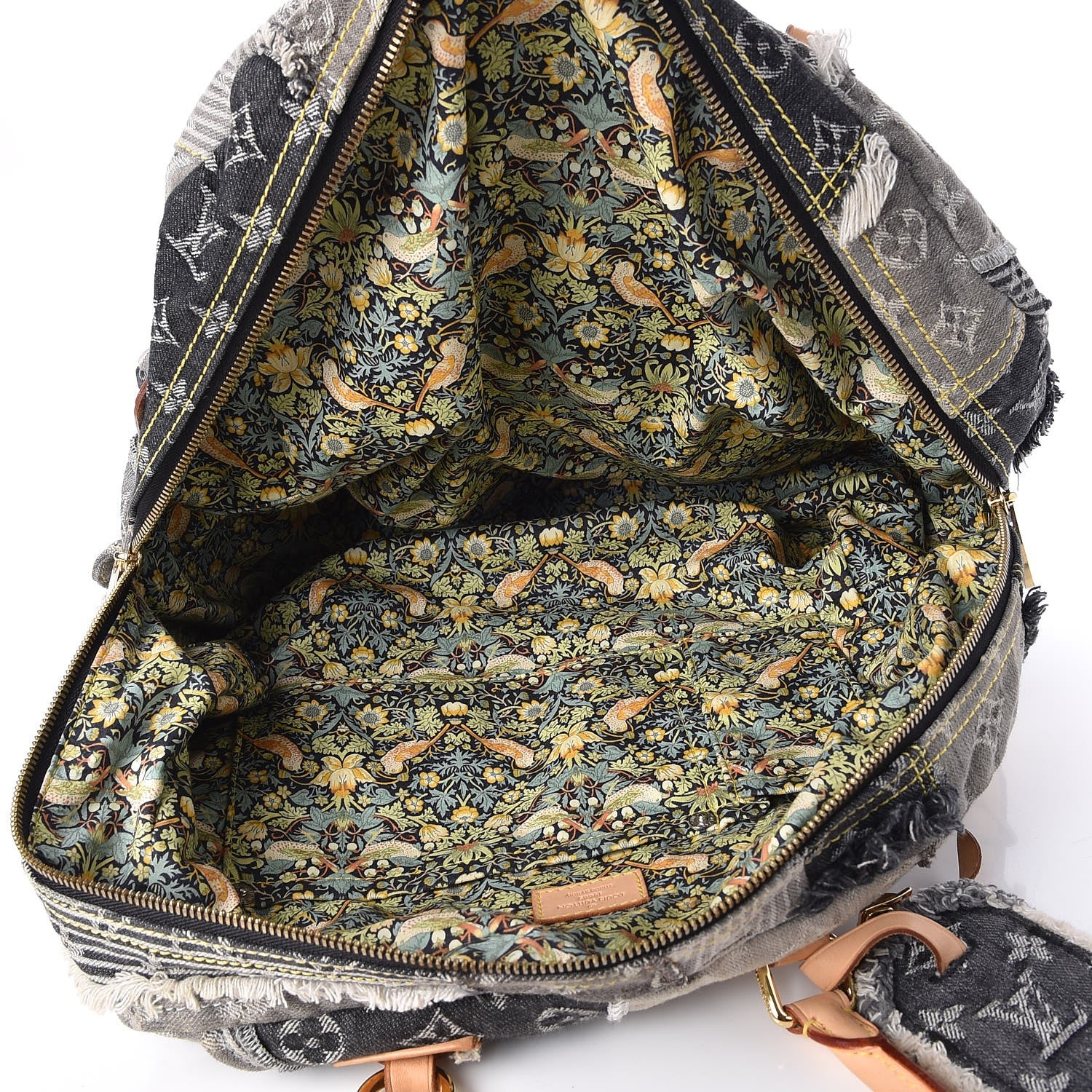 Louis Vuitton Denim Patchwork Bowly Black 5 of 7